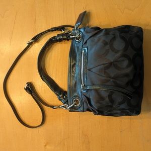 Coach Canvas and Leather Bag